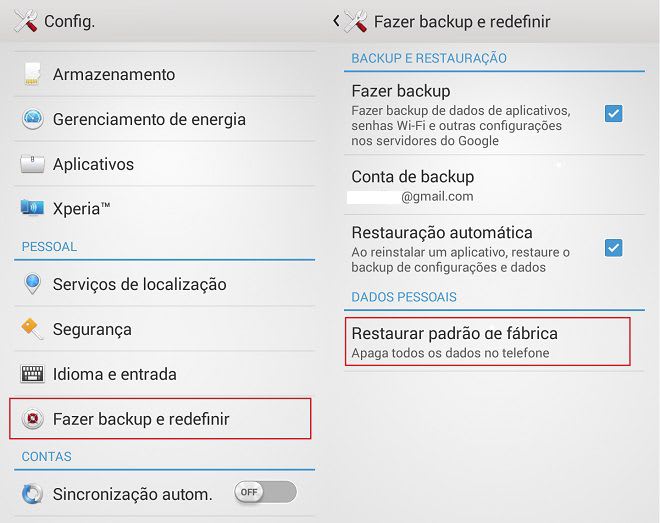 android lento formatar