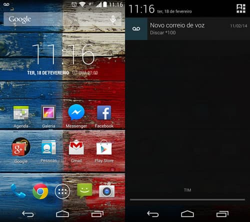 apagar correio de voz android notificacao