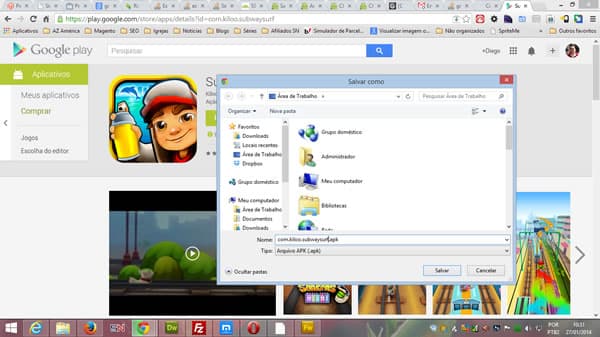 apk downloader passo 7