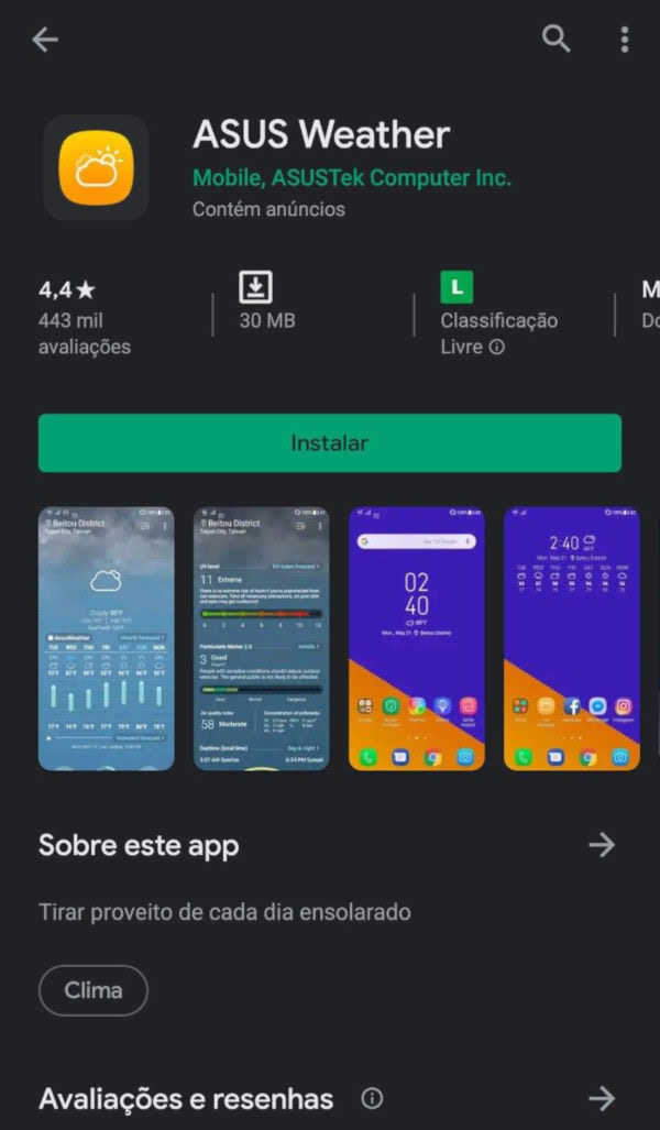 app asus weather