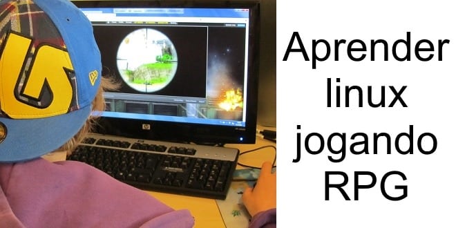 Aprenda comandos e história do linux jogando