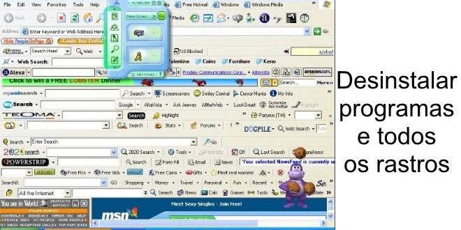 Desinstalar programas completamente do windows