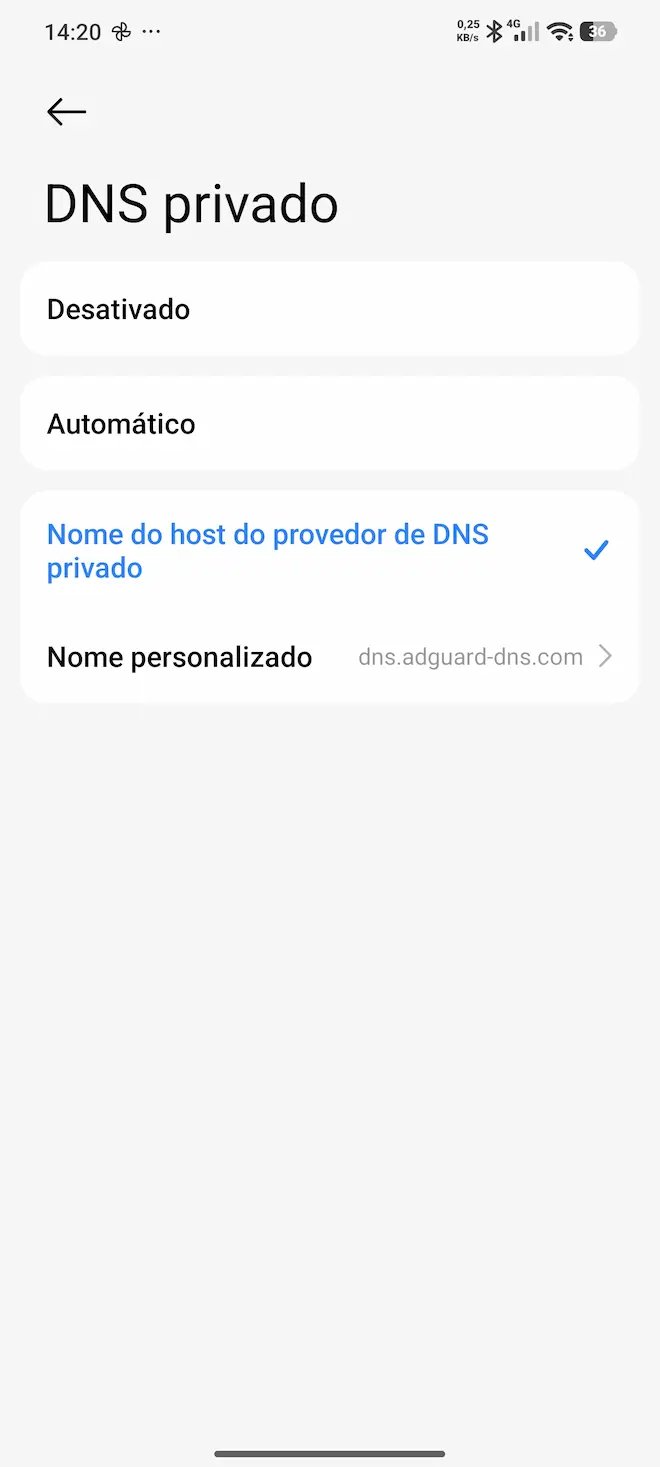 dns privado android bloquear ads