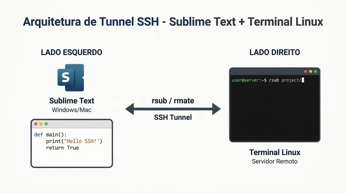 editando arquivos servidor via ssh no sublime local
