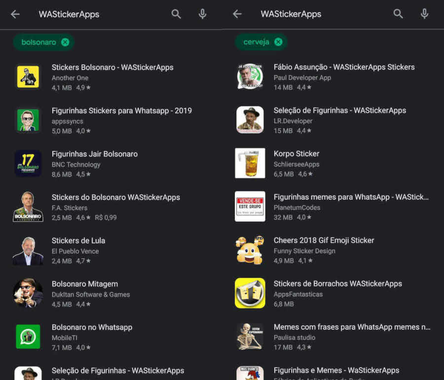 figurinhas whatsapp add cerveja politica