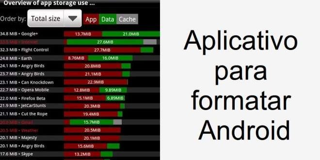 Aplicativo para formatar Android