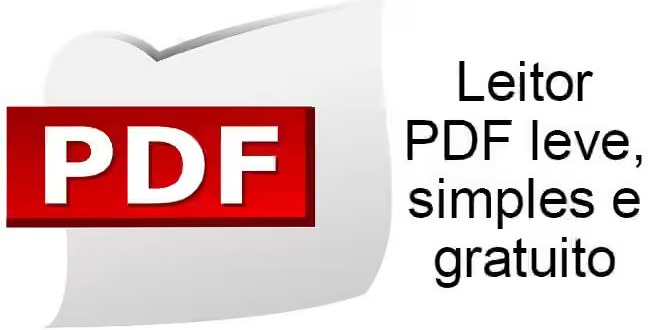 Leitor PDF leve, simples e gratuito