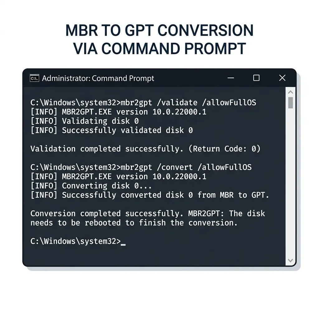 mbr2gpt cmd windows