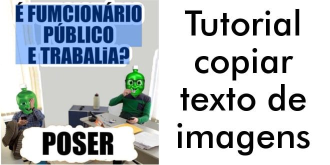 Tutorial extrair e copiar texto de imagens