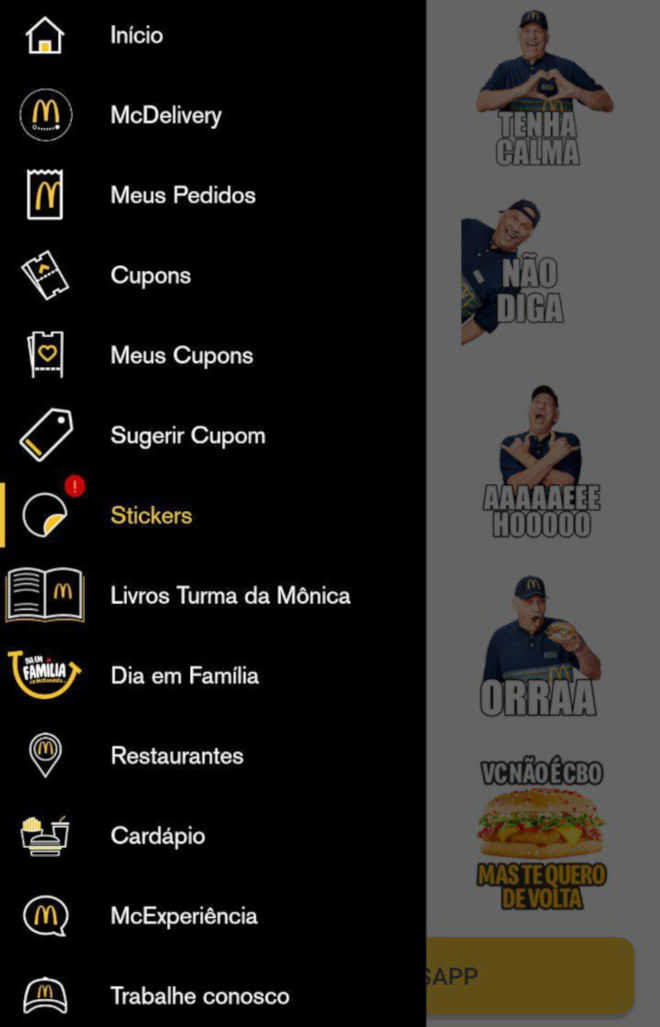 stickers mc donalds whatsapp