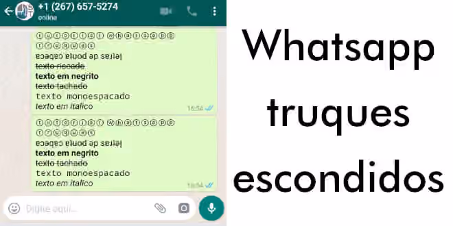 Whatsapp truques escondidos