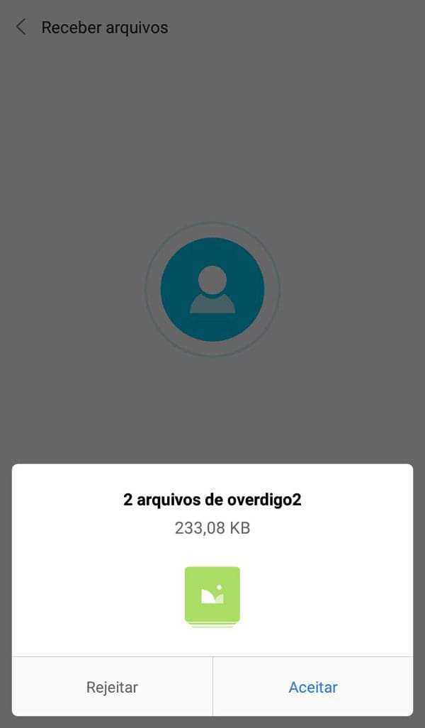 wifi file transfer mi drop aceitar