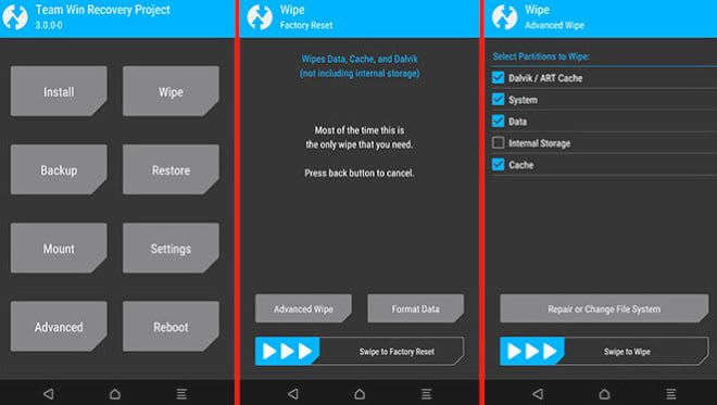 TWRP o recovery custom mais utilizado