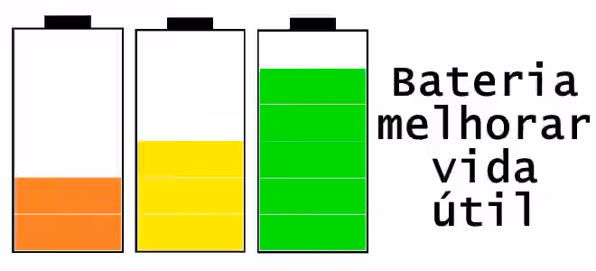 bateria melhorar vida útil