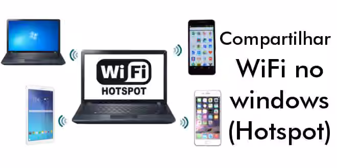 compartilhar wifi windows