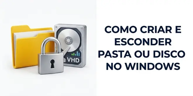 criar esconder disco pasta windows