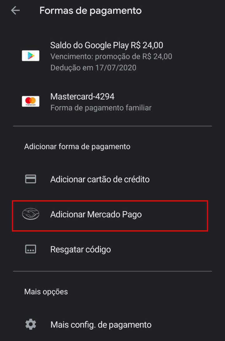 google play mercadopago