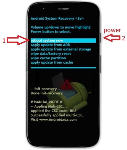 reboor system now moto g
