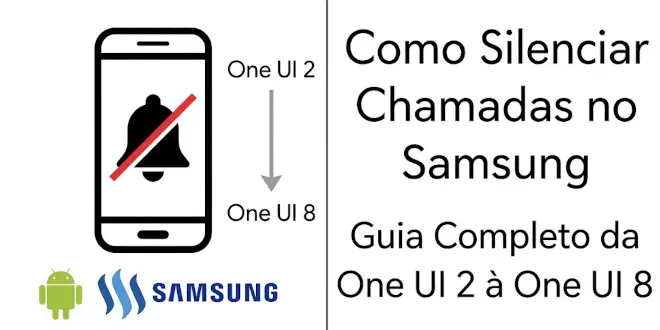 silenciar chamadas samsung one ui