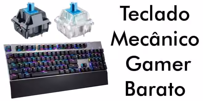 teclado mecanico gamer barato