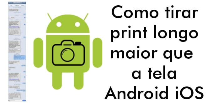 tirar print longo android